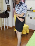自由摄影 No.004 质感的制服搭配长筒0D长筒丝(46)